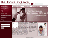 Desktop Screenshot of divorcelawmi.com